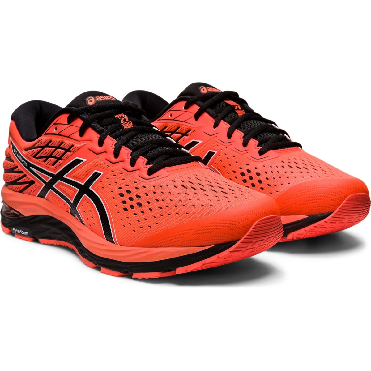 Asics Laufschuhe Herren Für Schwere Läufer Asics Gel Cumulus 21 korallrot Dämpfungs-Laufschuhe Herren online bestellen